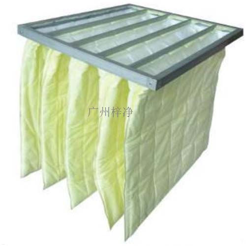 中效袋式過濾器、F5級黃色袋式